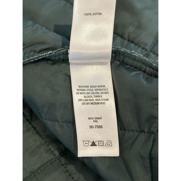 Cabela’s Forest Green Quilted & Lined 100% Cotton Jacket XL - Picture 13 of 16